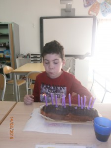 Le 14 mars, Lorenzo a eu 12 ans.