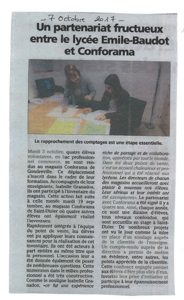 Inventaires à Conforama