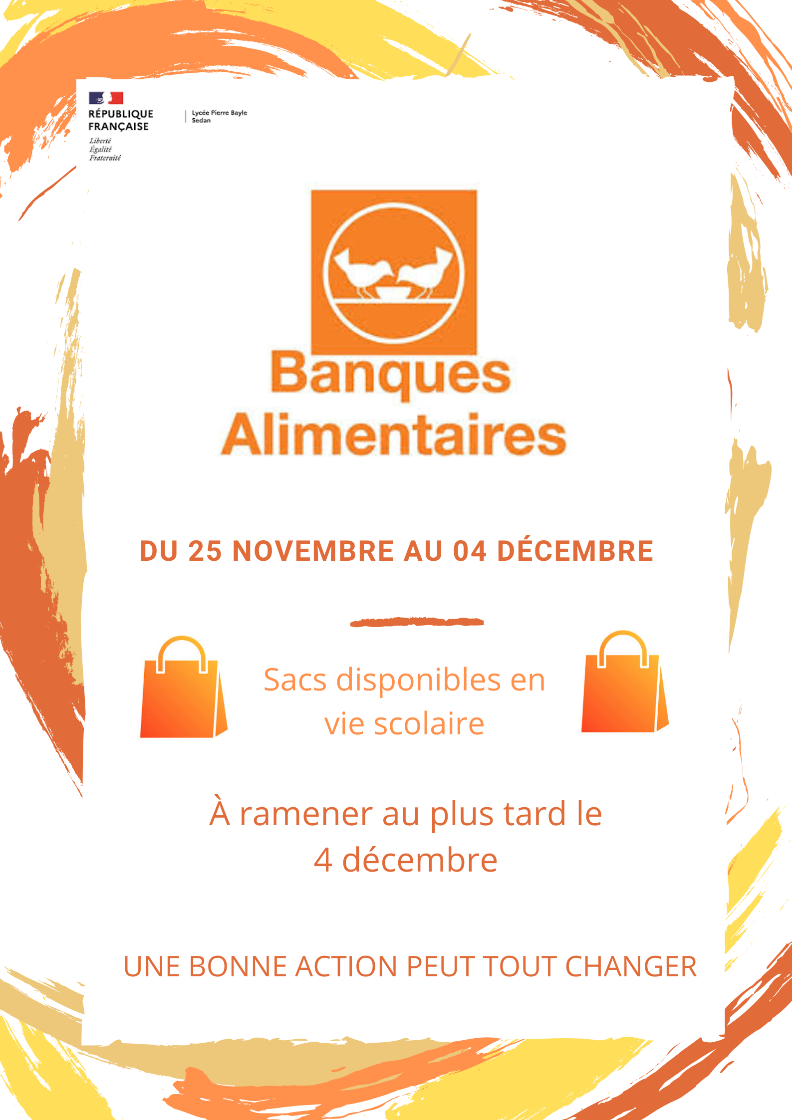 Collecte de la banque alimentaire