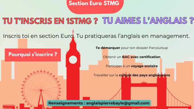 Futur élève de 1ère STMG ?